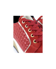 Ginova Women's Red Sneaker in Skin