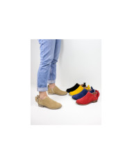 Botins Rasos Ginova de Senhora com Laço Atrás