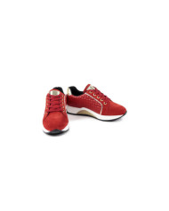 Ginova Women's Red Sneaker in Skin