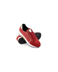 Ginova Women's Red Sneaker in Skin