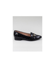 Zapatos Rasos de mujer con aplicación de oro