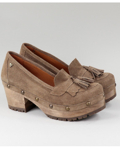 Zapatos Lady Ginova en madera