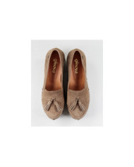 Zapatos Lady Ginova en madera
