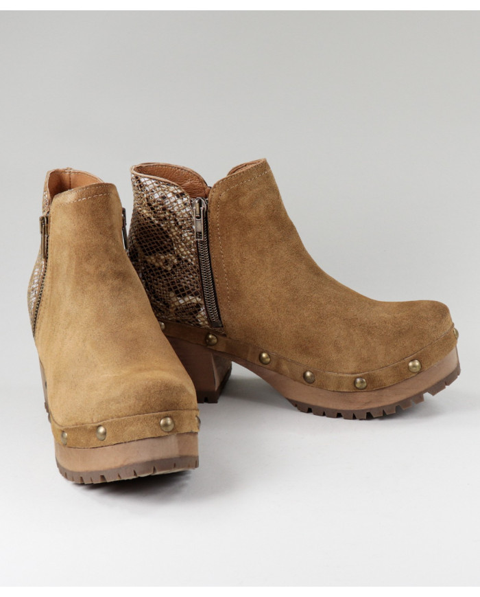 Botas de mujeres Ginova con cierres en los laterales