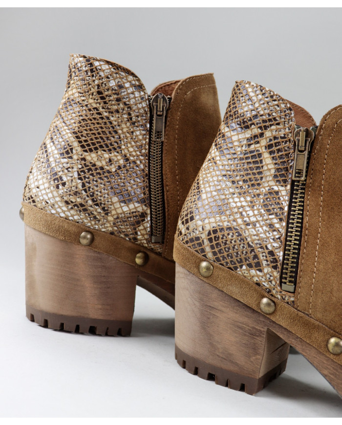 Botas de mujeres Ginova con cierres en los laterales