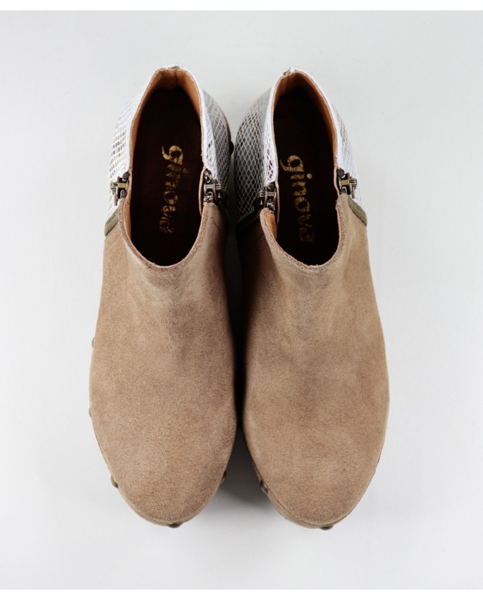 Botas de mujeres Ginova con cierres en los laterales