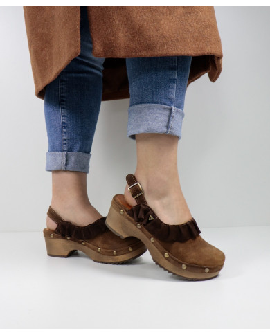 Socas Ginova de Mulher com Folhos