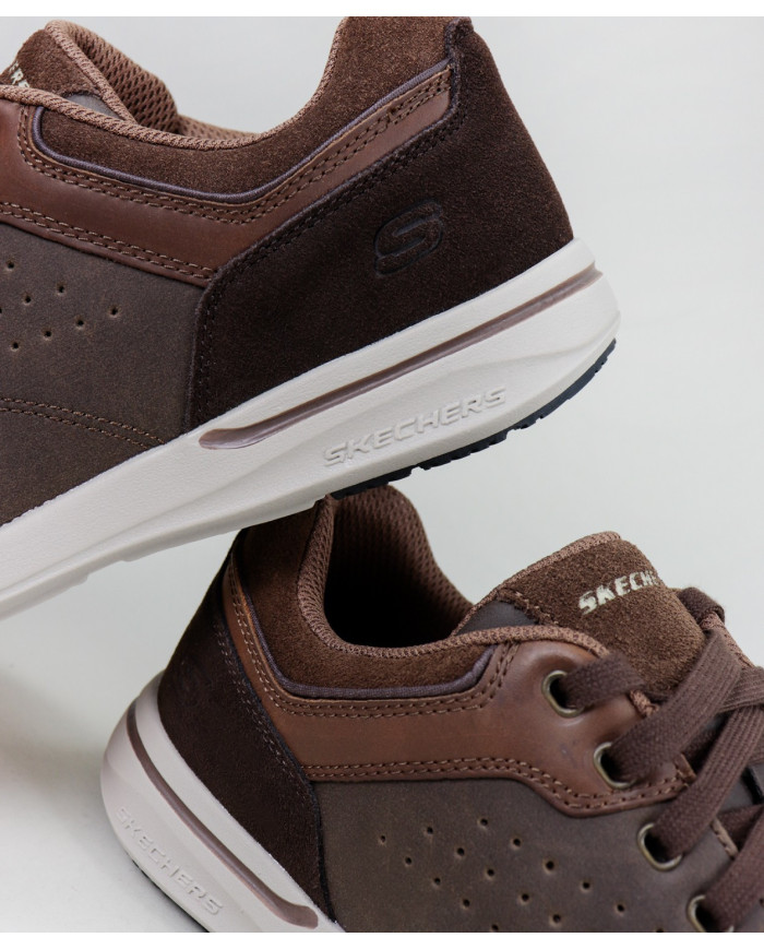 Sapatilhas Skechers Velago em Pele