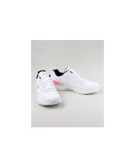 White Skechers Radiant Choice sneakers with Pink Detail