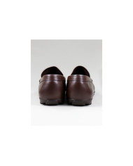 Mocassins Castanhos de Homem Ginova em Pele