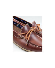 Brown Women's Moccasins with Cordon on the Front