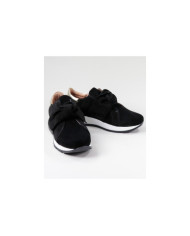Women's Black Trainers Ginova with Lace