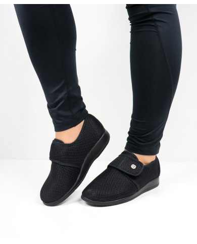 Sapatos com Tira em Velcro de Senhora Giconfort