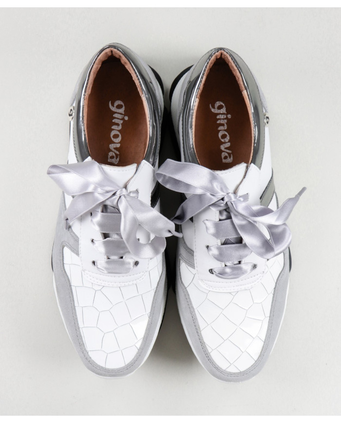 Sapatilhas Ginova Femininas com Laço Cetim