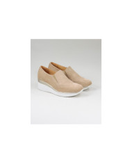 Ladies Taupe Trainers in Cunha