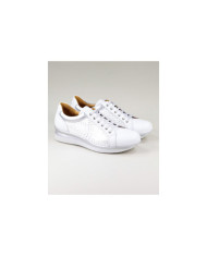 Women of Wholesalers Ginova White Trainers