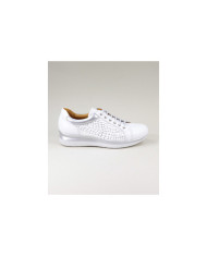 Women of Wholesalers Ginova White Trainers