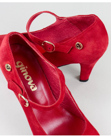 Lady Ginova Zapatos en Suede