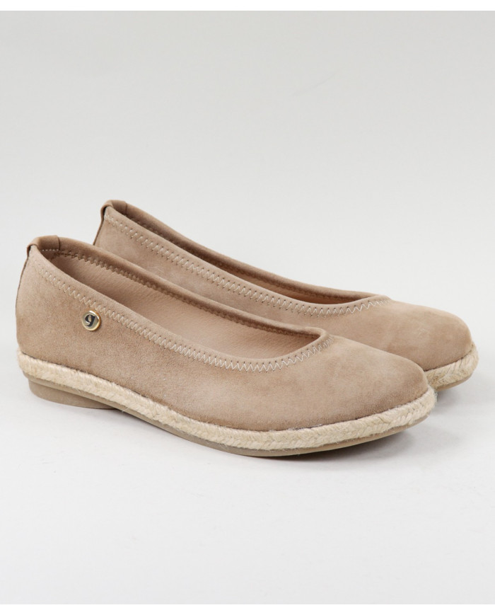 Sabrinas Taupe Ginova com Sola em Esparto