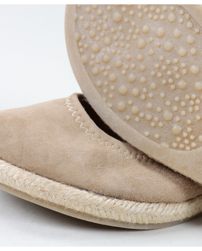 Sabrinas Taupe Ginova com Sola em Esparto