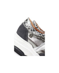 Women's Grey Trainers Ginova Metallized