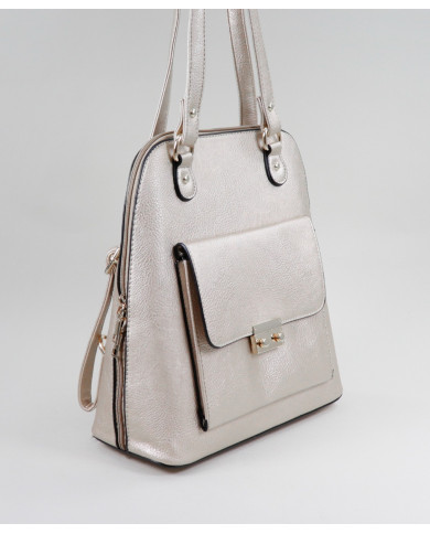 Ladies Platinum Backpack with Pocket on Front