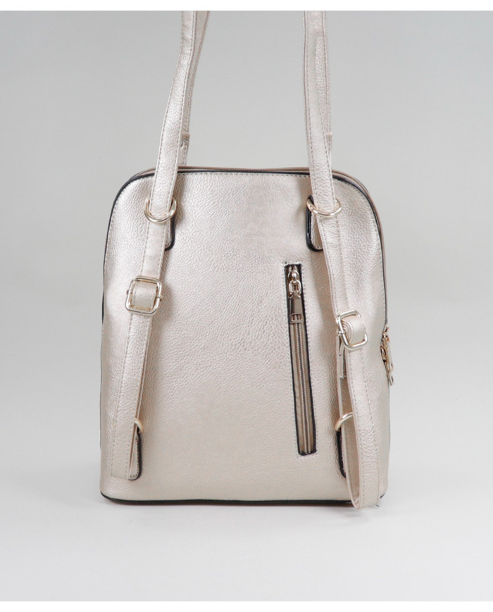 Ladies Platinum Backpack with Pocket on Front