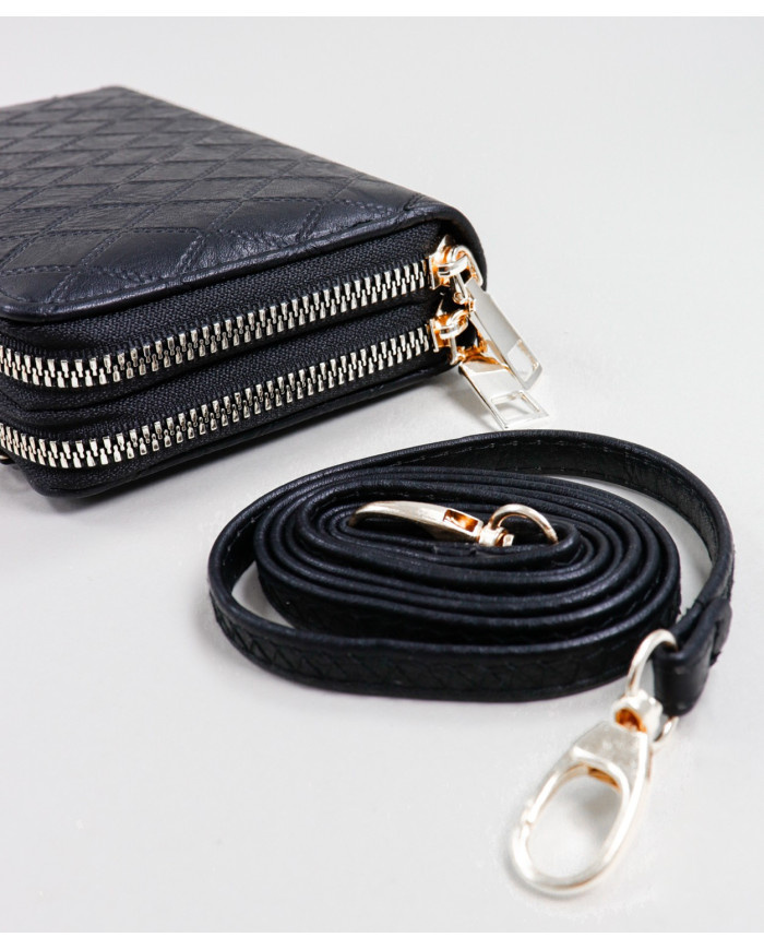 Ladies Black Wallet with Two Sides