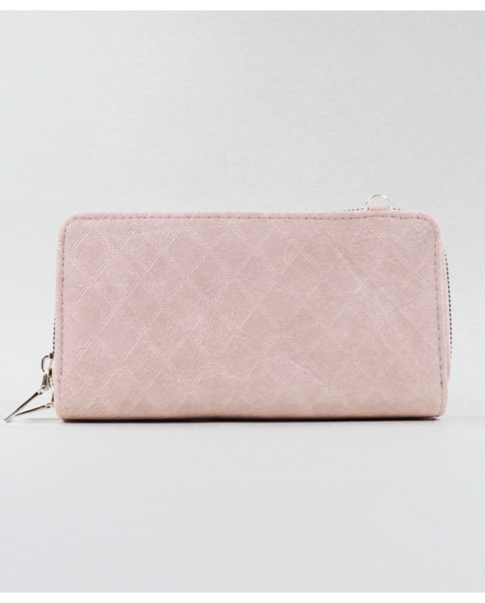 Señoras Rosa Wallet con Dos Lados