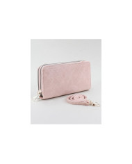 Ladies Pink Wallet with Two Sides