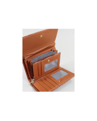 Lady Camel Wallet con Efecto Interlazado