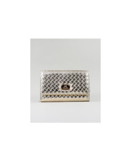 Wallet platino con efecto interlacido