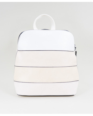 Mochila Bege de Senhora com Tiras