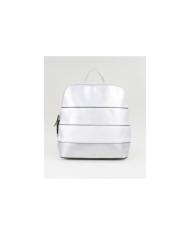 Damas de plata mochila con tiras