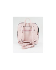 Ladies Pink Backpack with Strips
