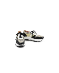 Ginova Metalized Women's Golden Sneakers