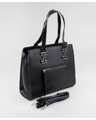 Mala Preta de Senhora de Mão