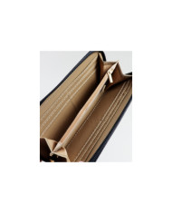 Señoras Wallet Negro con piel embussada