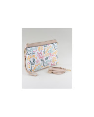 Chicas Taupe Bolsa con Patrón Floral