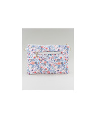 Lady White Case with Floral Pattern