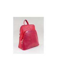 Ladies Red Backpack with Frontal Pocket