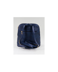 Damas Mochila azul con bolsillo frontal