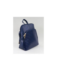 Damas Mochila azul con bolsillo frontal
