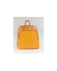 Women's Mustard Backpack with Frontal Pocket