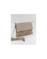 Women's Clutch Taupe in Skin