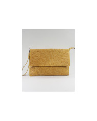 Women's Clutch Mustard in Skin