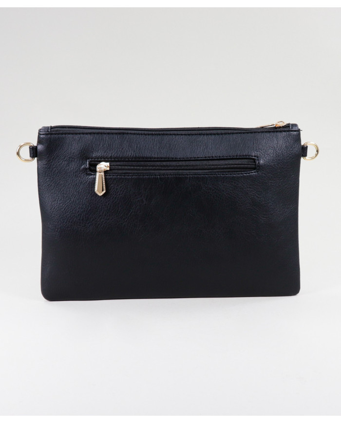 Clutch Preta de Senhora Perforated