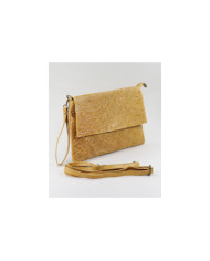 Women's Clutch Mustard in Skin