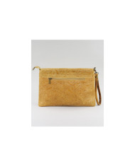 Women's Clutch Mustard in Skin