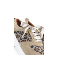 Ginova Women's Slippers with Leopard Pattern